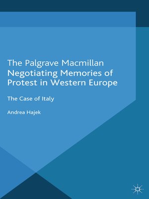cover image of Negotiating Memories of Protest in Western Europe